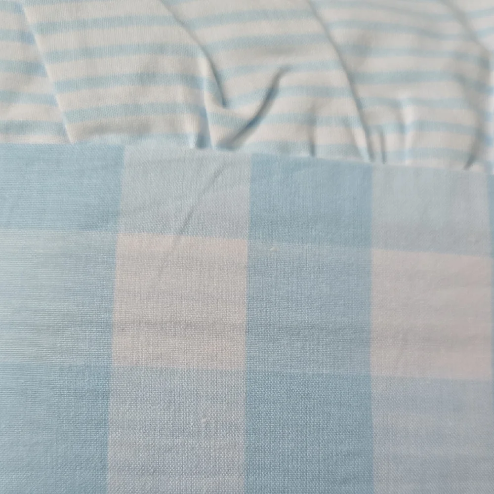 Pottery Barn Light Blue and White Duvet Cover Twin New